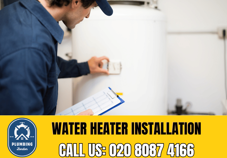 water heater installation Brompton